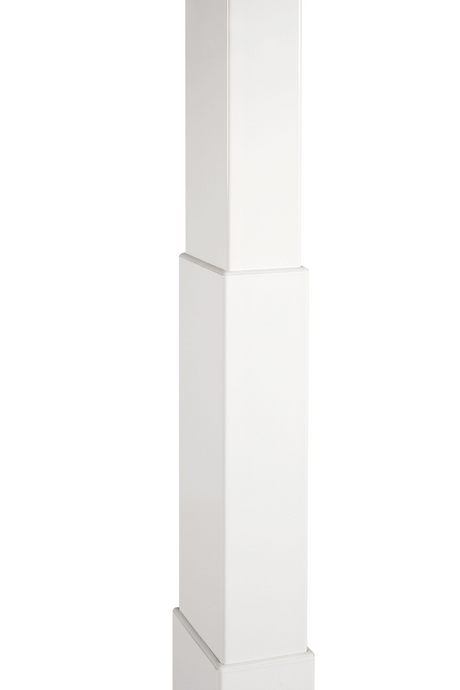 White Metal Adjustable Desk Base | Ethnicraft Bok | Oroa.com