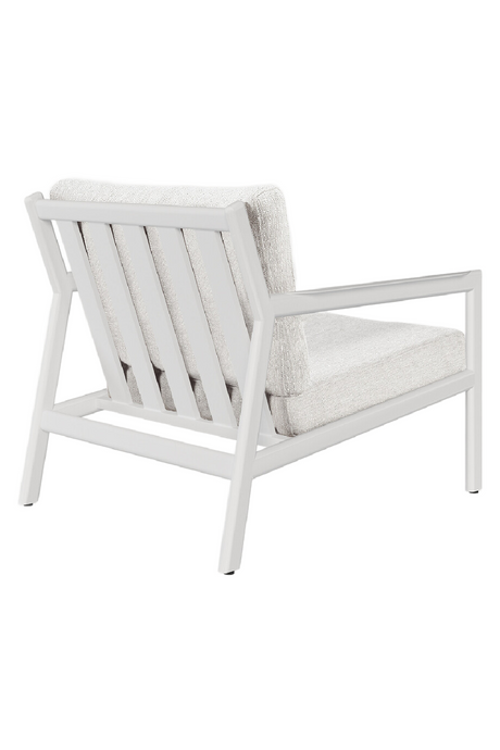 Aluminum Outdoor Lounge Chair – Jack – metal finish rear view