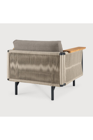 Woven Cord Outdoor Lounge Chair | Ethnicraft Corbey | Oroa.com