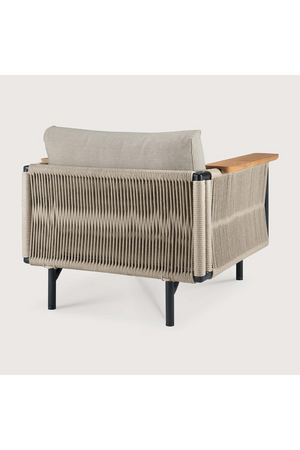 Woven Cord Outdoor Lounge Chair | Ethnicraft Corbey | Oroa.com