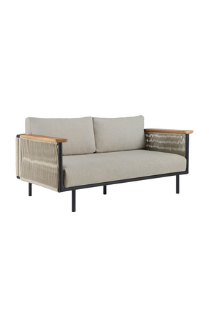 Woven Corn Arm Outdoor Sofa | Ethnicraft Corbey | Oroa.com