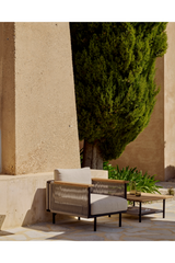 Woven Cord Outdoor Lounge Chair | Ethnicraft Corbey | Oroa.com
