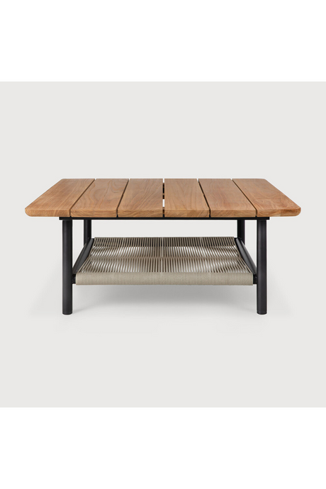 Woven Cord Outdoor Coffee Table | Ethnicraft Corbey | Oroa.com