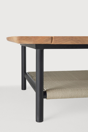 Woven Cord Outdoor Coffee Table | Ethnicraft Corbey | Oroa.com