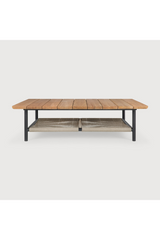 Woven Cord Outdoor Coffee Table | Ethnicraft Corbey | Oroa.com