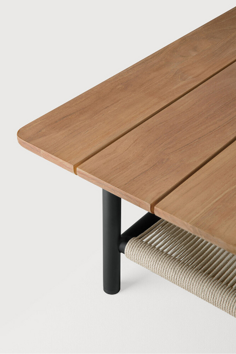 Woven Cord Outdoor Coffee Table | Ethnicraft Corbey | Oroa.com