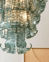 Elegant Leaf-Shaped Murano Glass Chandelier - OROA