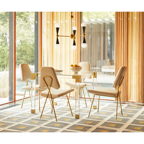Clear Acrylic Game Table | Jonathan Adler Jacques | Oroa.com