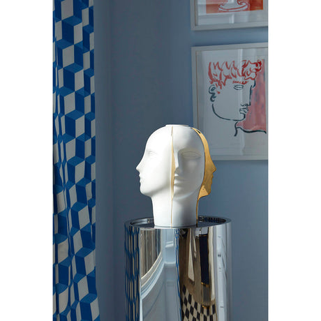 Half Visage Porcelain Vase | Jonathan Adler Atlas Split | Oroa.com