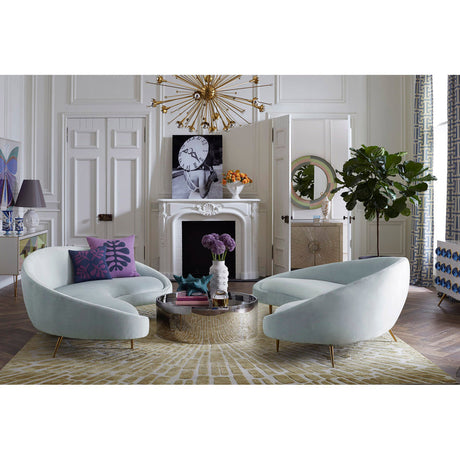 Glass Top Drum Coffee Table | Jonathan Adler Alphaville | Oroa.com