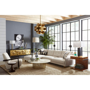 Golden Orb Leg Club Chair | Jonathan Adler St. Germain | Oroa.com