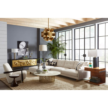 Golden Orb Leg Club Chair | Jonathan Adler St. Germain | Oroa.com