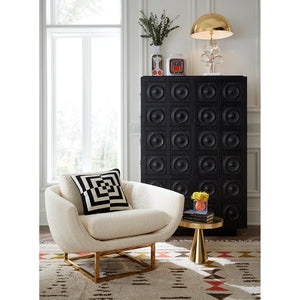 Mindi Wood Circles Cabinet | Jonathan Adler Antwerp | Oroa.com