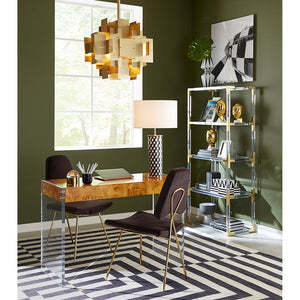 Acrylic Legged Mappa Desk | Jonathan Adler Bond | Oroa.com