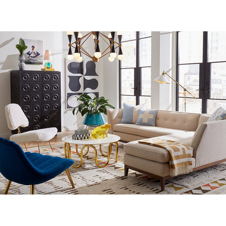 Baby Alpaca Fringed Throw | Jonathan Adler Nixon | Oroa.com