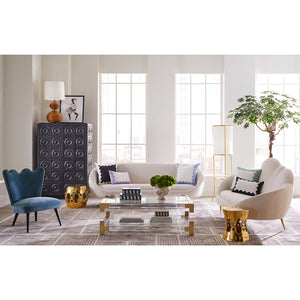 Modern Upholstered Loveseat | Jonathan Adler Ether | Oroa.com