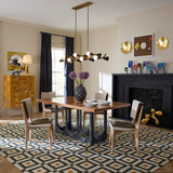 Wood Framed Dining Chair | Jonathan Adler Rivi Gauche | Oroa.com