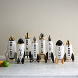 Porcelain Typography Decanter | Jonathan Adler Rocket Absinthe | Oroa.com