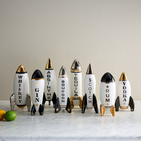 Porcelain Typography Decanter | Jonathan Adler Rocket Absinthe | Oroa.com