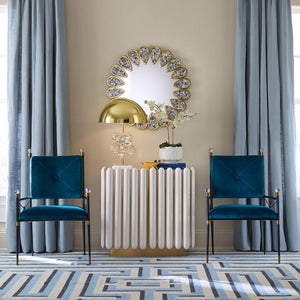 Maze Pattern Flatweave Wool Rug | Jonathan Adler Labyrinth