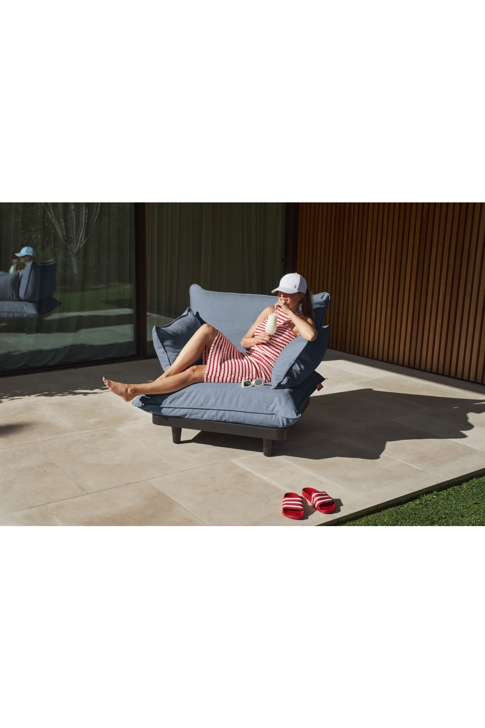 Cushioned Outdoor Lounge Chair | Fatboy Paletti | OROA.com