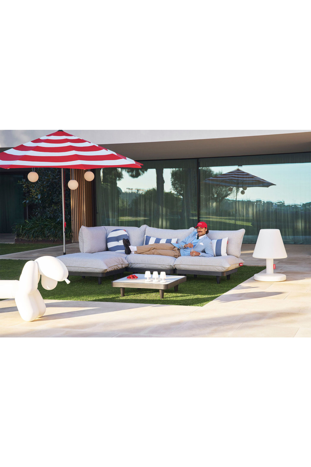 Cushioned Outdoor Daybed | Fatboy Paletti | OROA.com