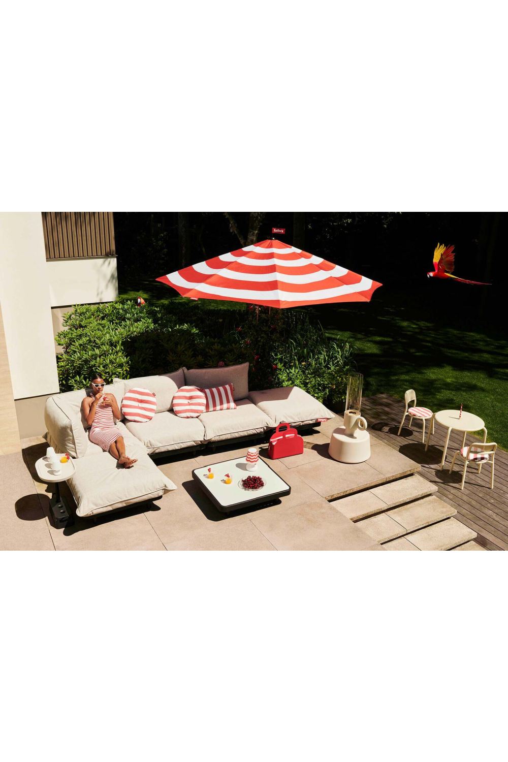 Cushioned Outdoor Daybed | Fatboy Paletti | OROA.com