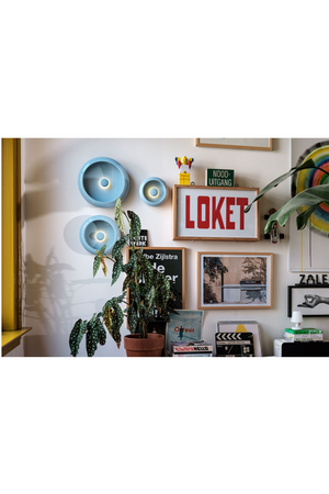 Metal Bowl Outdoor Wall Lamp M | Fatboy Oloha | OROA.com