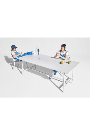 Aluminum 6-Seater Outdoor Table | Fatboy Fred | OROA.com