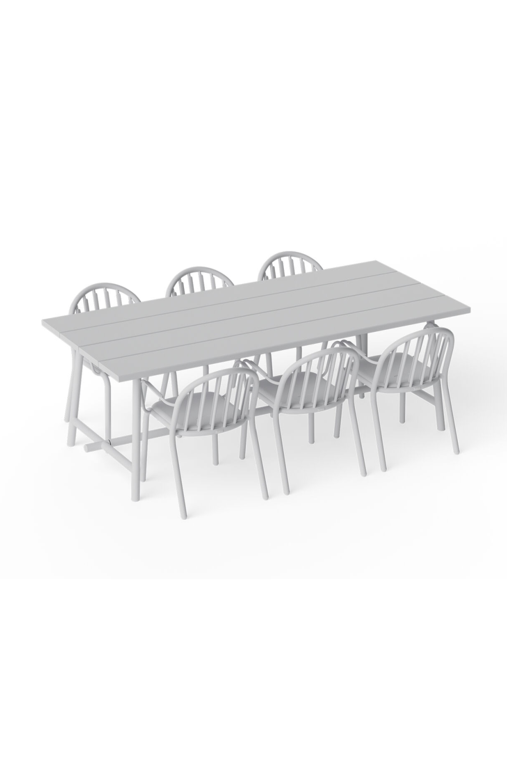 Aluminum 6-Seater Outdoor Table | Fatboy Fred | OROA.com