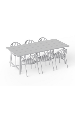 Aluminum 6-Seater Outdoor Table | Fatboy Fred | OROA.com