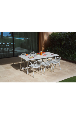 Aluminum 6-Seater Outdoor Table | Fatboy Fred | OROA.com