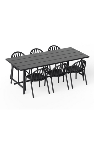 Aluminum 6-Seater Outdoor Table | Fatboy Fred | OROA.com