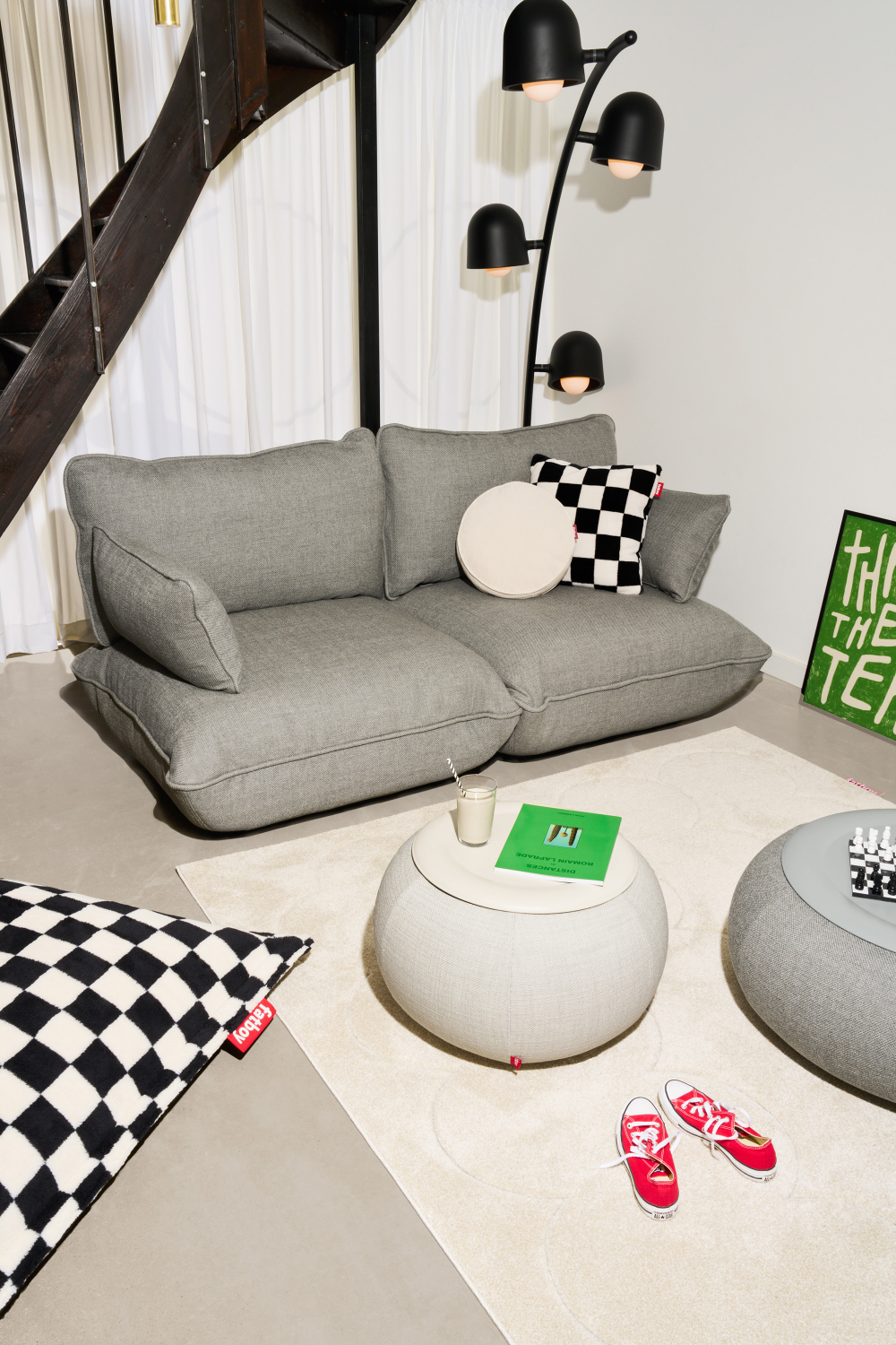 Hand-Sheared Modern Rug 9'5"x6'5" | Fatboy Bubble | OROA.com