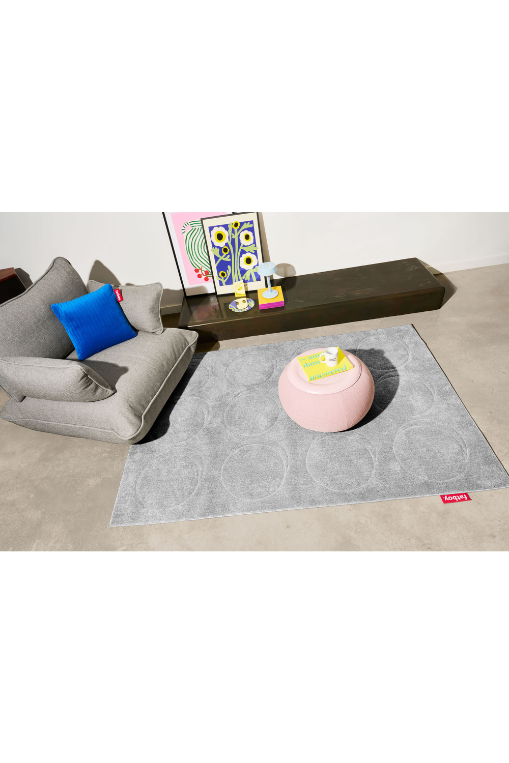 Hand-Sheared Neutral Rug 5' x 7'5" | Fatboy Dot | OROA.com