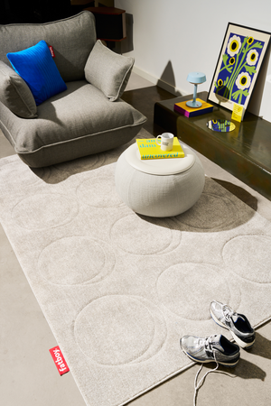 Hand-Sheared Neutral Rug 5' x 7'5" | Fatboy Dot | OROA.com