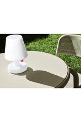 White Minimalist Table Lamp | Fatboy Edison The Petit | OROA.com