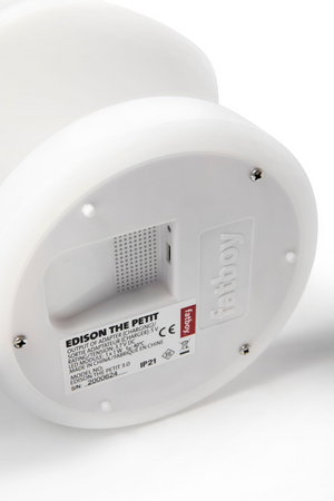 White Minimalist Table Lamp | Fatboy Edison The Petit | OROA.com