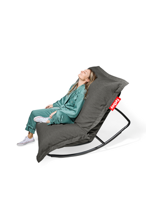 Outdoor Bean Bag With Rocking Chair | Fatboy Original + Rock 'n Roll | OROA.com