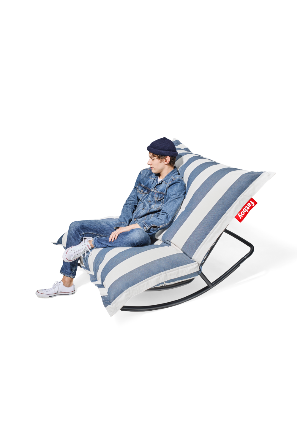 Outdoor Bean Bag With Rocking Chair | Fatboy Original + Rock 'n Roll | OROA.com