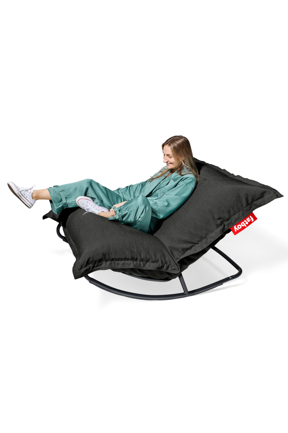 Outdoor Bean Bag With Rocking Chair | Fatboy Original + Rock 'n Roll | OROA.com