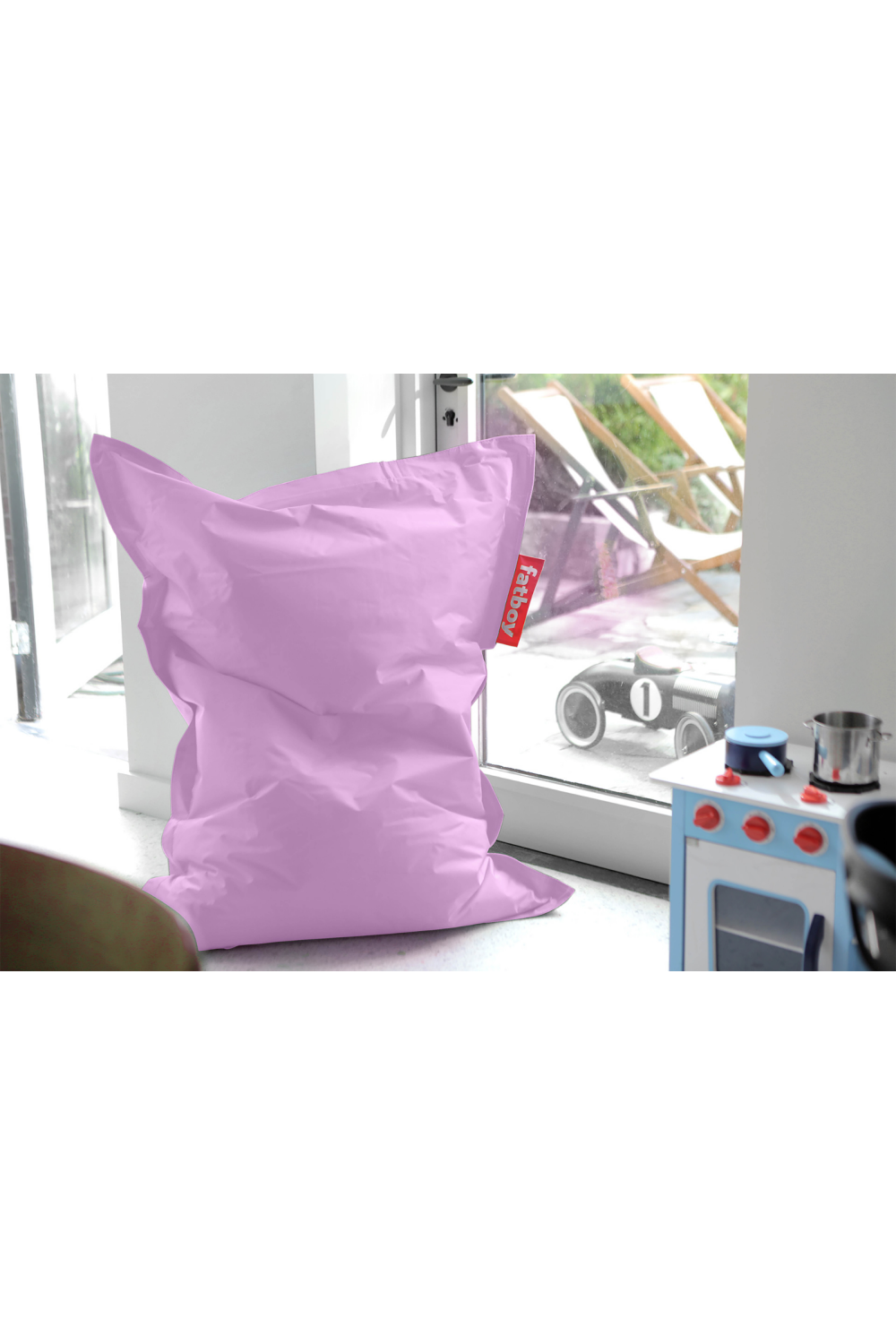 Nylon Lounge Bean Bag | Fatboy Junior | OROA.com