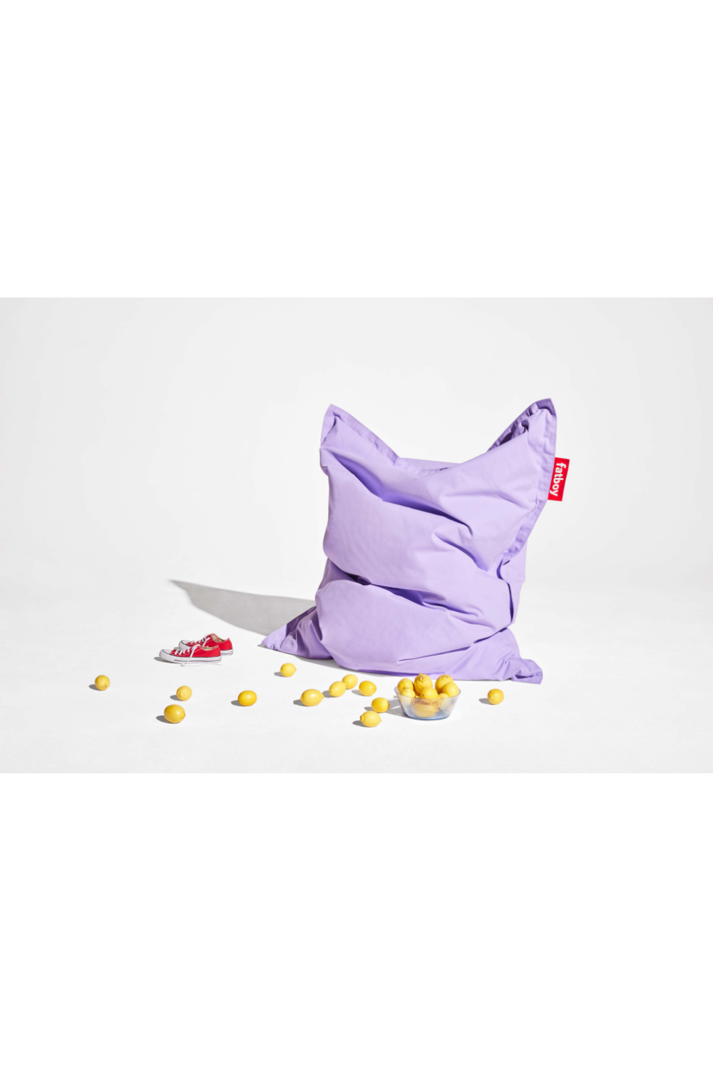 Cotton Lounge Bean Bag | Fatboy Original Stonewash | OROA.com