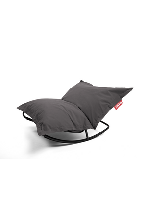 Cotton Bean Bag With Rocking Chair | Fatboy Original + Rock 'n Roll | OROA.com
