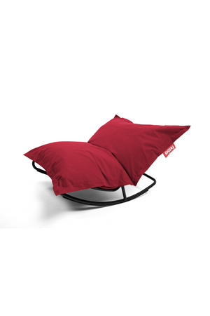 Cotton Bean Bag With Rocking Chair | Fatboy Original + Rock 'n Roll | OROA.com