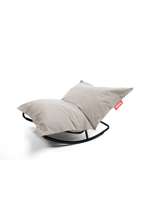 Cotton Bean Bag With Rocking Chair | Fatboy Original + Rock 'n Roll | OROA.com