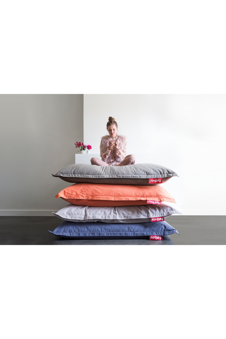 Cotton Lounge Bean Bag | Fatboy Original Stonewash | OROA.com