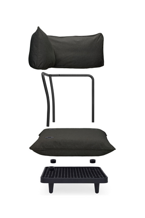 Minimalist Outdoor Corner Seat | Fatboy Paletti | OROA.com