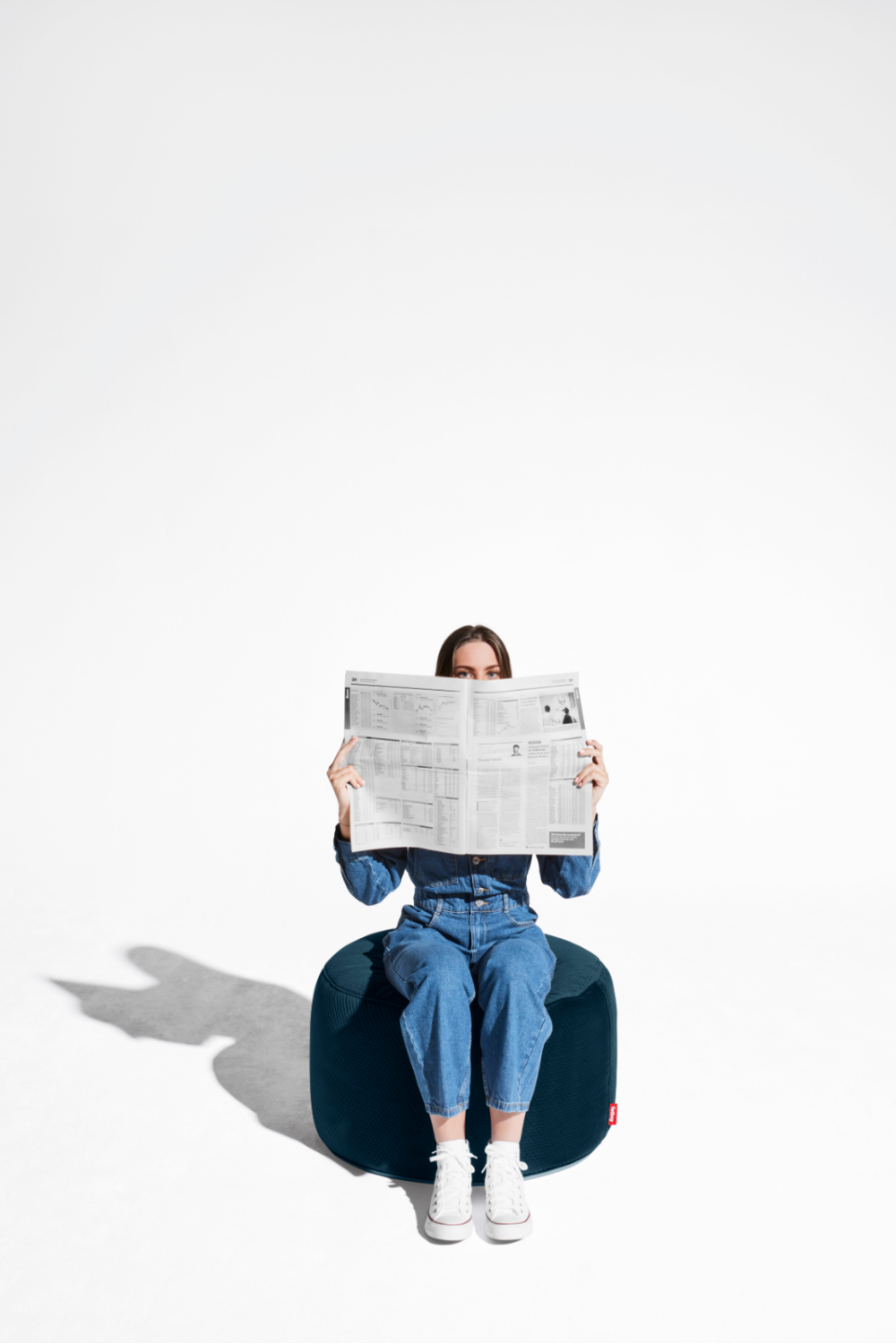 Round Velvet Pouf | Fatboy® Point | OROA.com