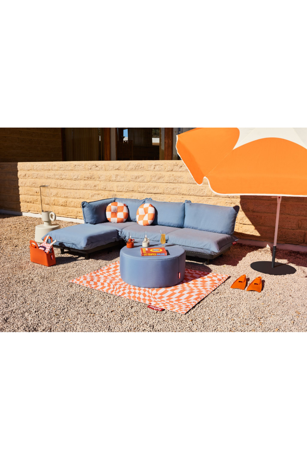 Minimalist Outdoor Lounge Set L | Fatboy Paletti | OROA.com